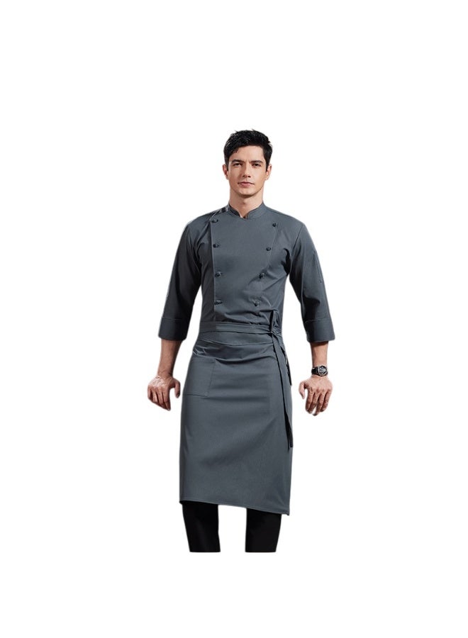 KUYING New Chef Workwear Top+Apron Set - Image 1