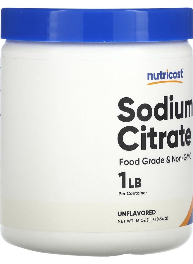 Nutricost Sodium Citrate Unflavored 16 oz  (454 g) - Image 2