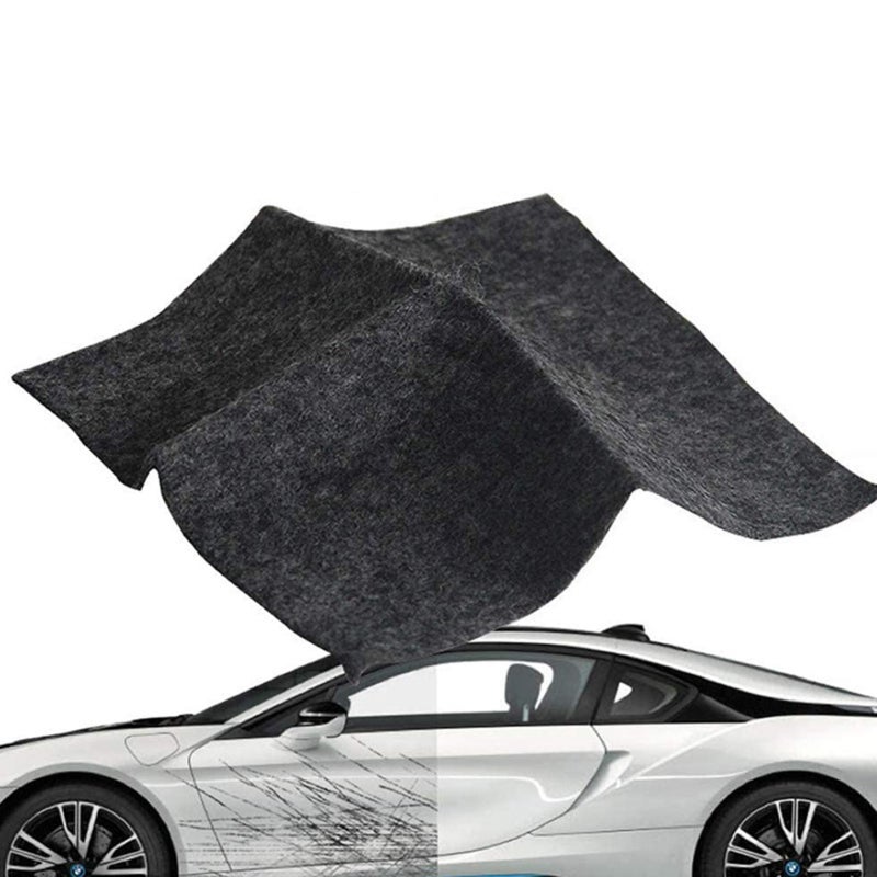 Car Scratch Repair Kit: Black Portable Easy-To-Use Paint Restoration - Reusable Cloth Paint Correction for Car Lovers Drivers - Image 4