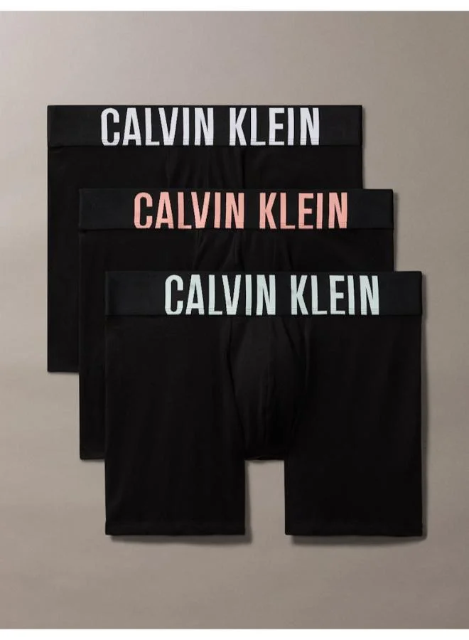 CALVIN KLEIN 3 Pack Of Logo Band Trunks