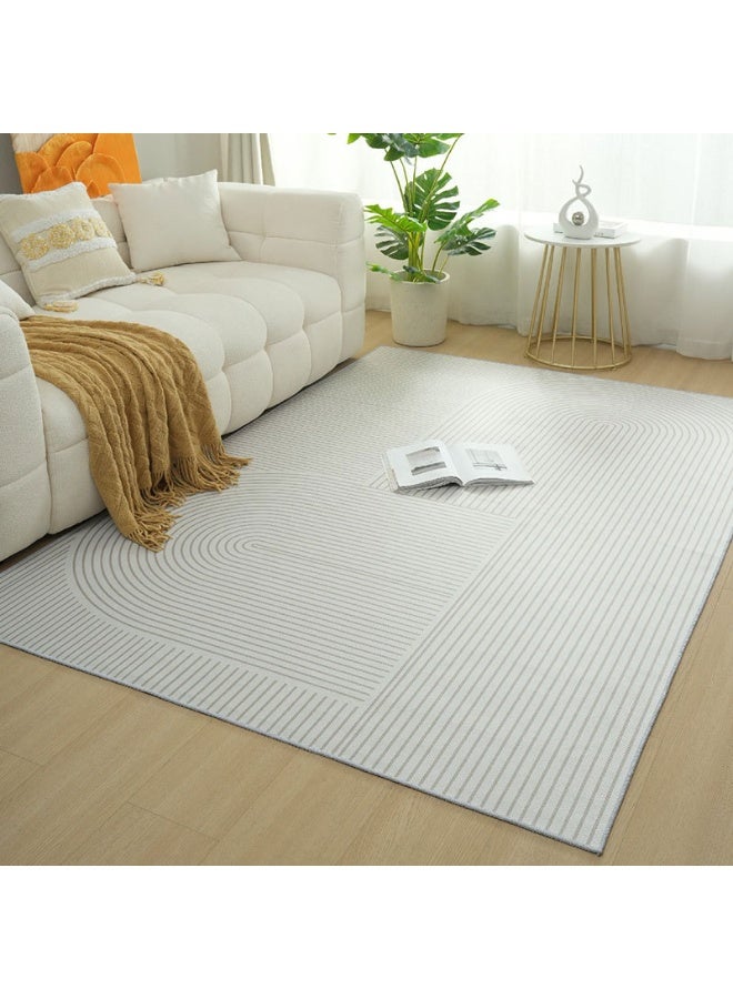 كي واي دي سجادة فيلفت للمساحات الكبيرة، سميكة، قابلة للغسل، كبيرة الحجم، بنمط كرتوني ناعم، مضادة للانزلاق، للسجاد الكبير في غرفة المعيشة وغرفة النوم، مقاس 160*230 سم. - Image 1