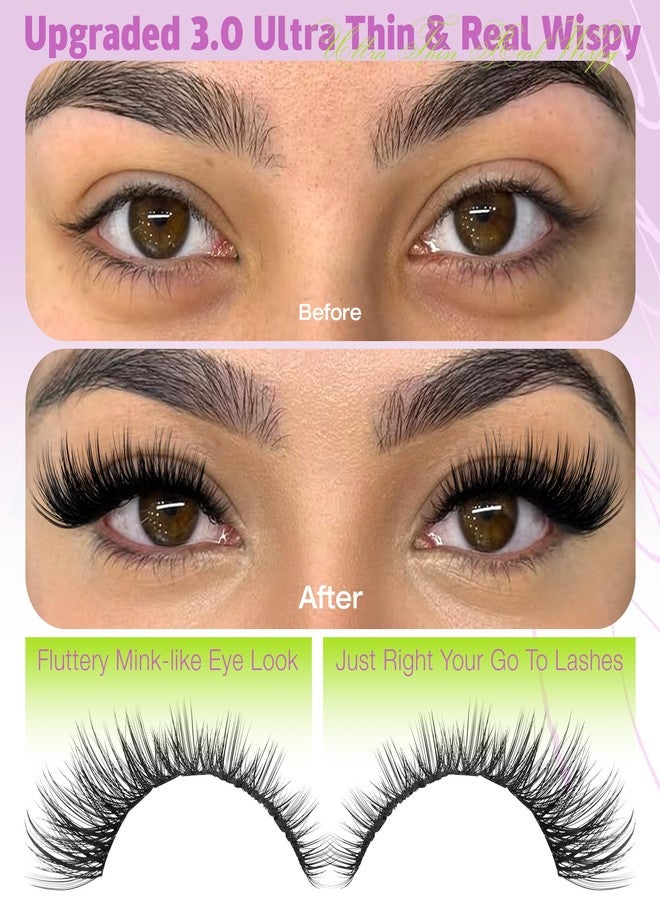 JIMIRE Lash Clusters Wispy Natural Eyelash Clusters 9-14MM Natural Lash Extensions Anime Cluster Eyelash Extensions Easy to DIY by Self Beginners Friendly 144Pcs Pack by JIMIRE - Image 5