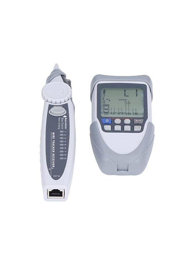 PROMASS promass Underground Wire Locator, Cable Tester Advanced Cable Tester with PoE Multifunction LCD Digital Analog, Network Cable Tester with Bag for Locate Wires and Control Wires Cables Pet Fence Wires  - Image 2