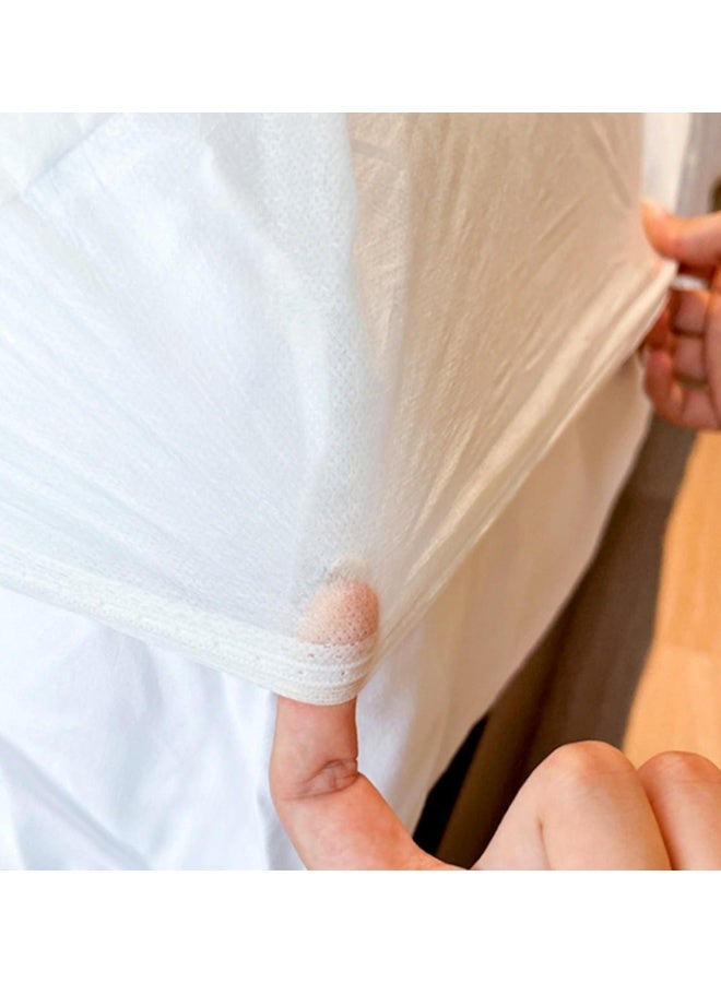 Disposable Bedding 1 Sets Of Portable Disposable Bedding Travel-Ready 4-Piece Double Set with Bed Sheets, Quilt Cover, and Pillowcase for Convenient Travel Use Green - Image 3