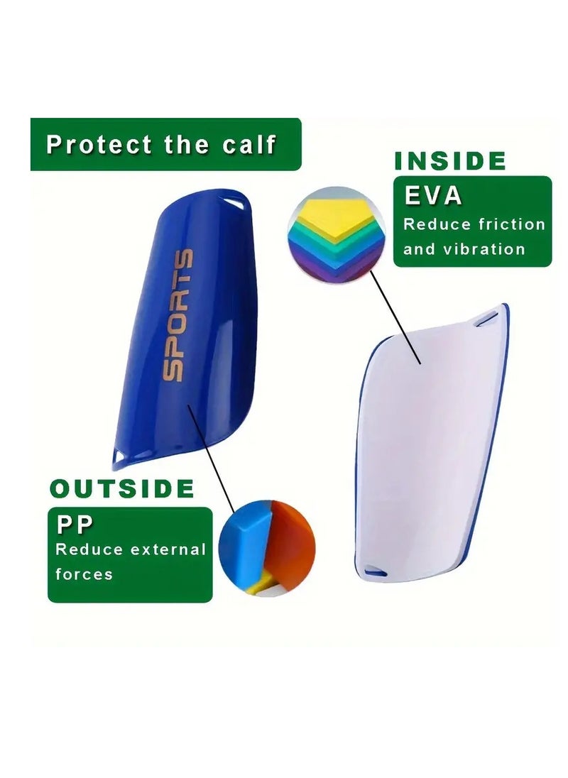 1pair Protective Soccer Shin Guards for Adults and Students - Reduce Injuries and Shock with Shin Pads for Football Training