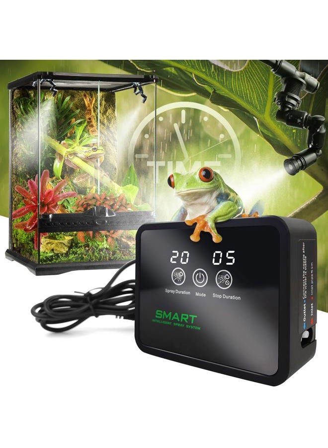 MYGIIKAKA Reptile Fogger Automatic Reptile Mister Fogger for Terrarium, Timed Reptile Humidifiers for Chameleon/Lizard/Snake/Turtle/Frog - Image 1