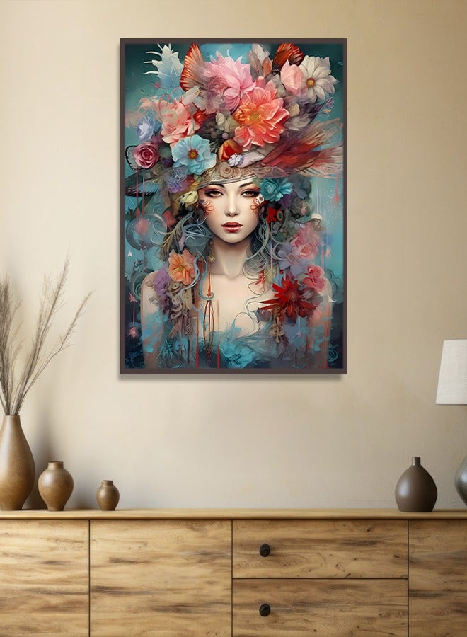4gdran Canvas Wall Art For Wall Decoration Abstract Design With A Hollow Frame Size 120x80cm One Piece  - Image 4