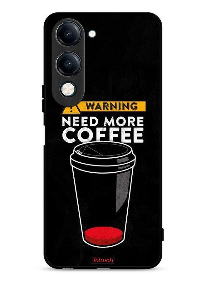 Tolwak vivo Y29s Protective Case Cover Need More Coffee - Image 1
