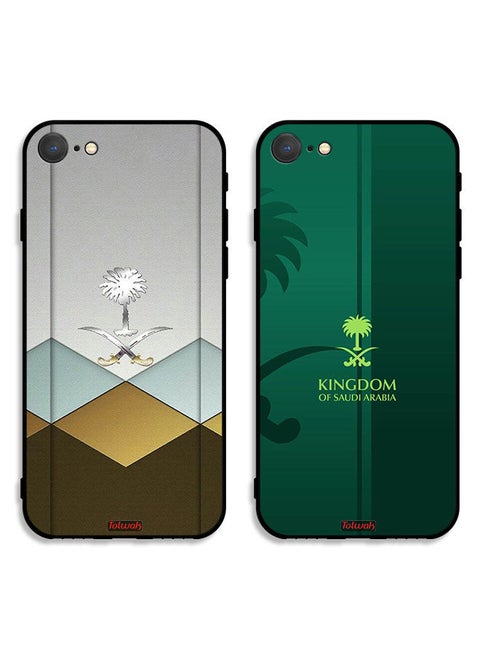 Two Cases For Apple iPhone SE (2020) Protective Covers Kingdom Patterns