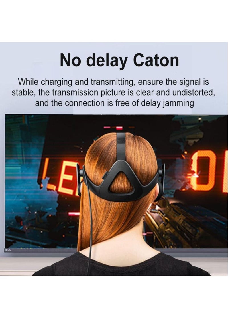 3M USB 3.1 VR streaming line link elbow cable for Oculus  Quest 2 VR Data Transfer Fast Charges VR Headset Accessories  - Image 3