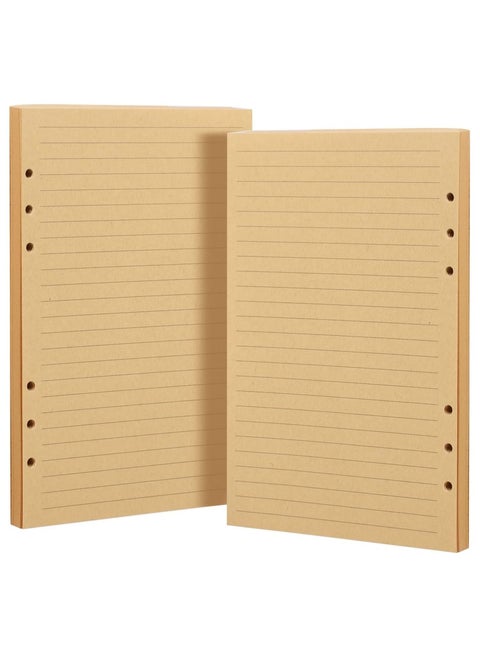 Refill Paper, A5 Loose Leaf Binder Paper, A5 Lined Paper Refill, 6-Holes Inserts 160 Sheets (320 Pages) for A5 Binder Refillable Journals Notebooks