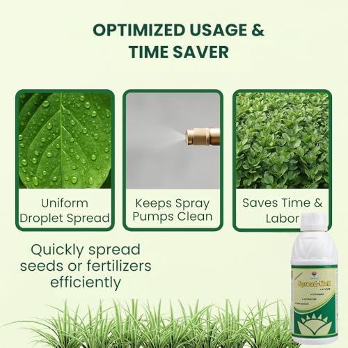 Utkarsh Spread-Well | Normal Spreader, Sticker, Activator for Plants, Non-Ionic Silicone Based Plant Input, Organic Spreader for Seeds and Fertilizers | 1 Litre; Pack of 1 - Image 3