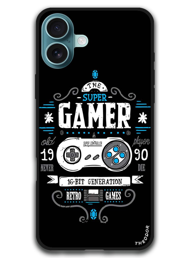 Theodor Protective Case Anti Scratch Shock Proof Bumper Cover For iPhone 16 (6.1)-inch Super Gam - Image 1