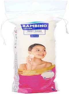 Bambino Bambino round cosmetics cotton pads - 70 pieces 