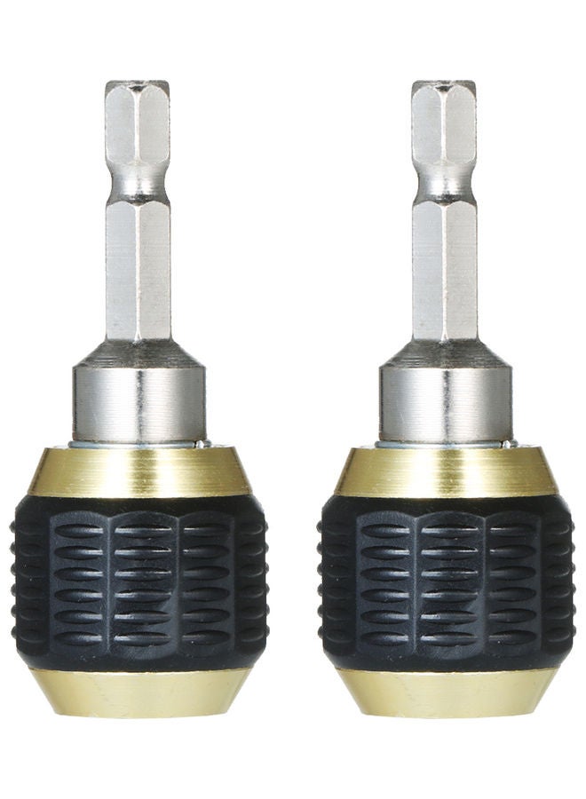نيبمينينت محول مقبس بساق سداسية من قطعتين . Black/Silver/Gold  - Image 1