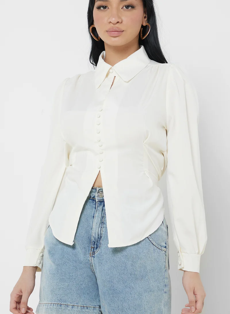 ELLA Puff Sleeve Top