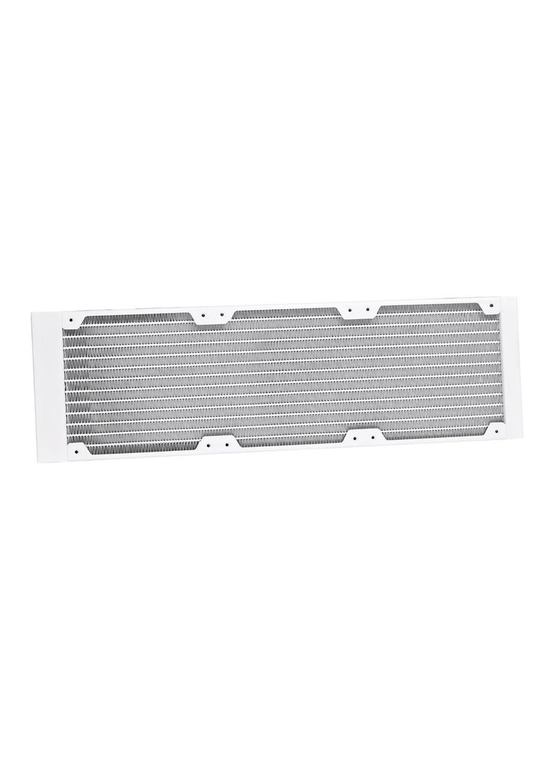 LIAN LI - Galahad II LCD 360 AIO CPU Liquid Cooler with 120mm SL Infinity Fans, 2.88” IPS LCD Screen, Asetek 8th Gen 3600 rpm Pump, 2450 RPM Fan Speed, 79.9 CFM Airflow, White | G89.GA2ALCD36INW.00 - Image 1
