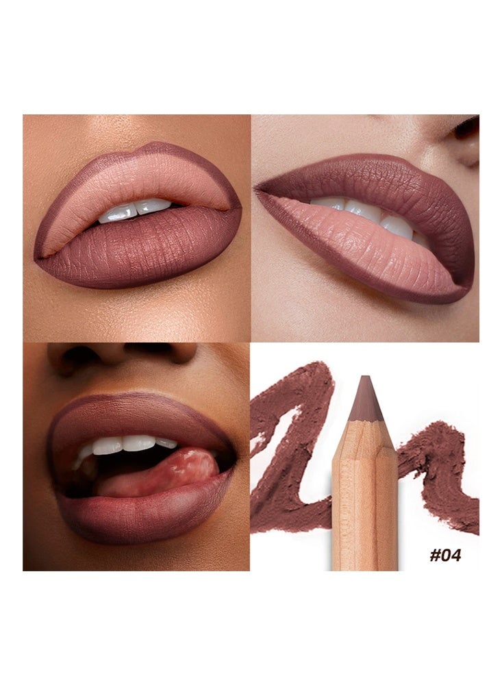 pudaier Lip Contour 2.0-Creamy Like Butter Matte Lip Pencil, Waterproof & Smudge-Proof Matte Pencil, Long-Lasting & Durable, Smooth & Easy Glide, Non-Smudge, Contouring, Filling & Layering #04 - Image 2