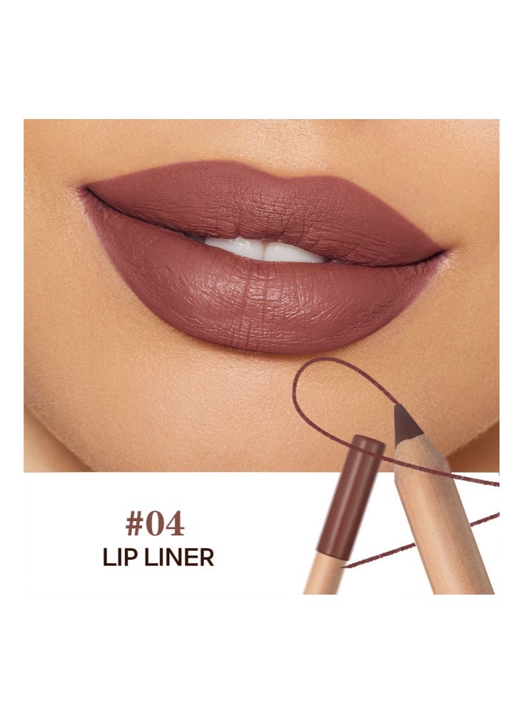 pudaier Lip Contour 2.0-Creamy Like Butter Matte Lip Pencil, Waterproof & Smudge-Proof Matte Pencil, Long-Lasting & Durable, Smooth & Easy Glide, Non-Smudge, Contouring, Filling & Layering #04 - Image 5