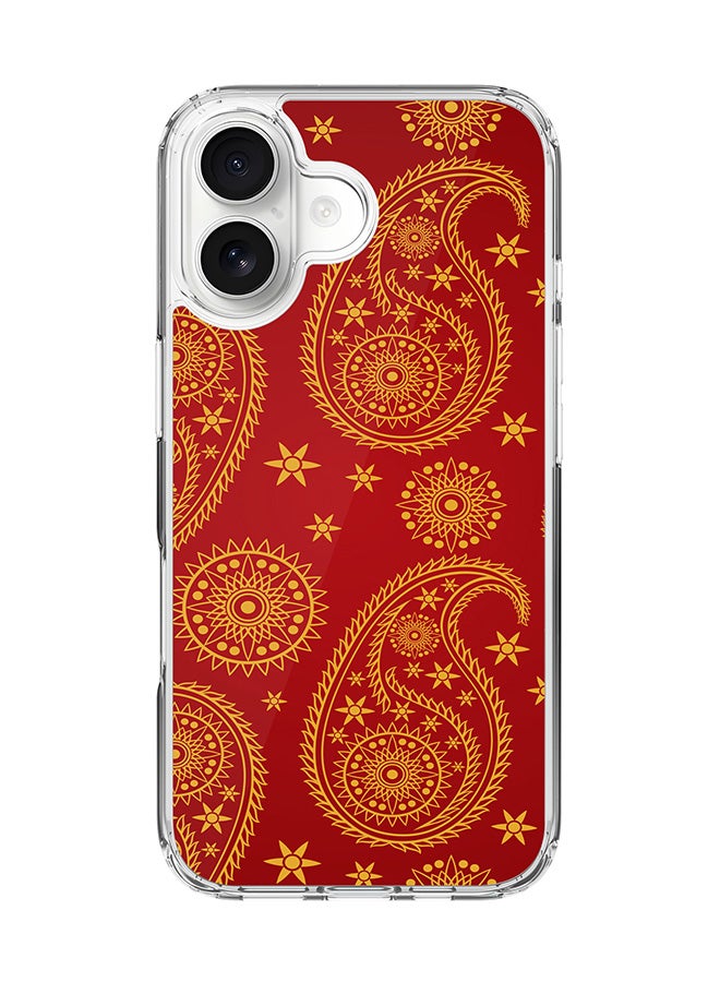 Stylizedd Classic Clear MagSafe Case for iPhone 17 , Hybrid Soft Case Flexible Edges Anti Drop TPU PC Gel Thin Transparent Cover [ Designed for iPhone 17 ] - Indian Bride Full Print