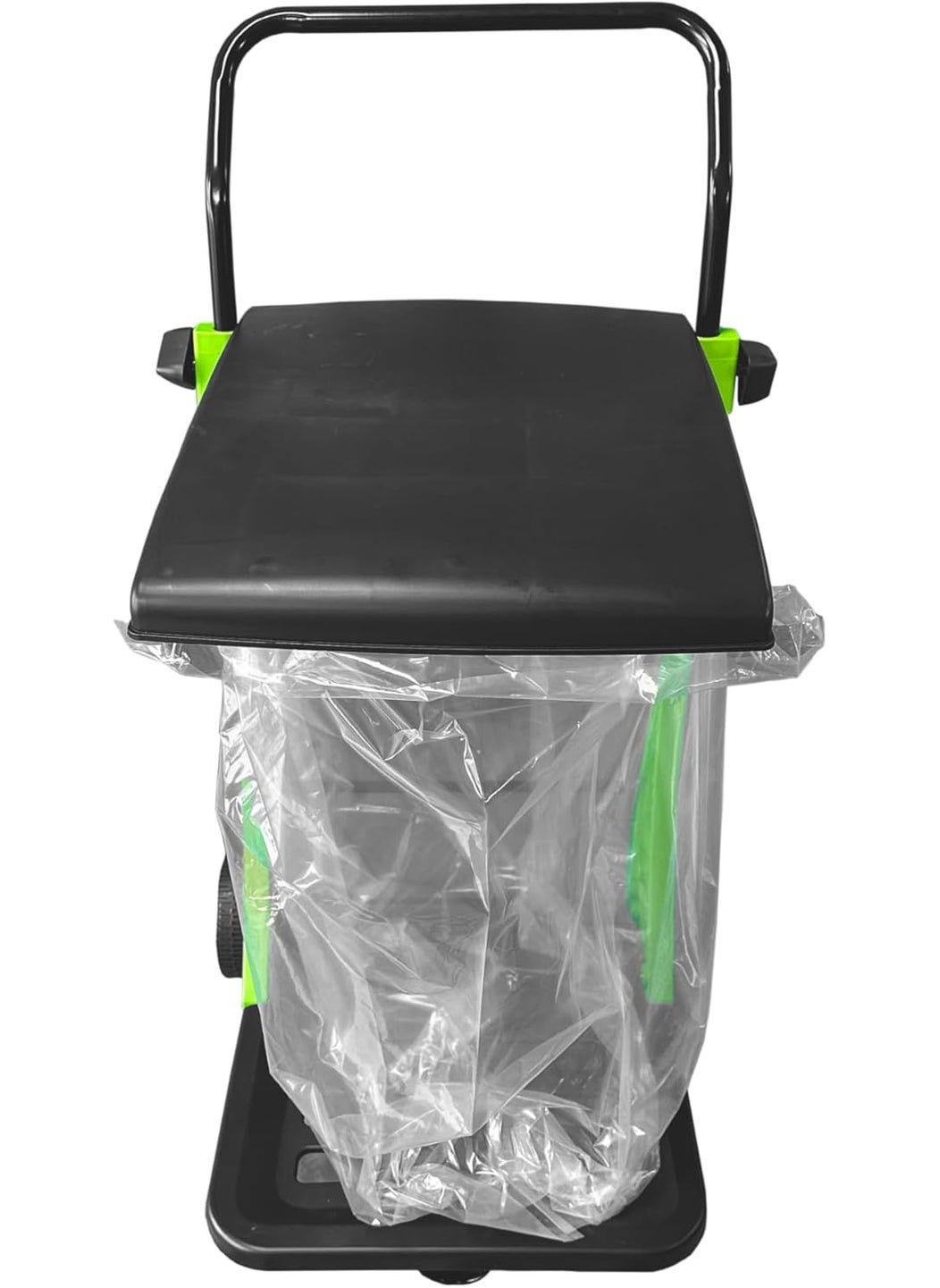 Bosmere Bosmere W305LVC Purpose Garden Cart Adjustable Collapsible Yard Waste Can Portable Trash Bin Forest Green  - Image 2