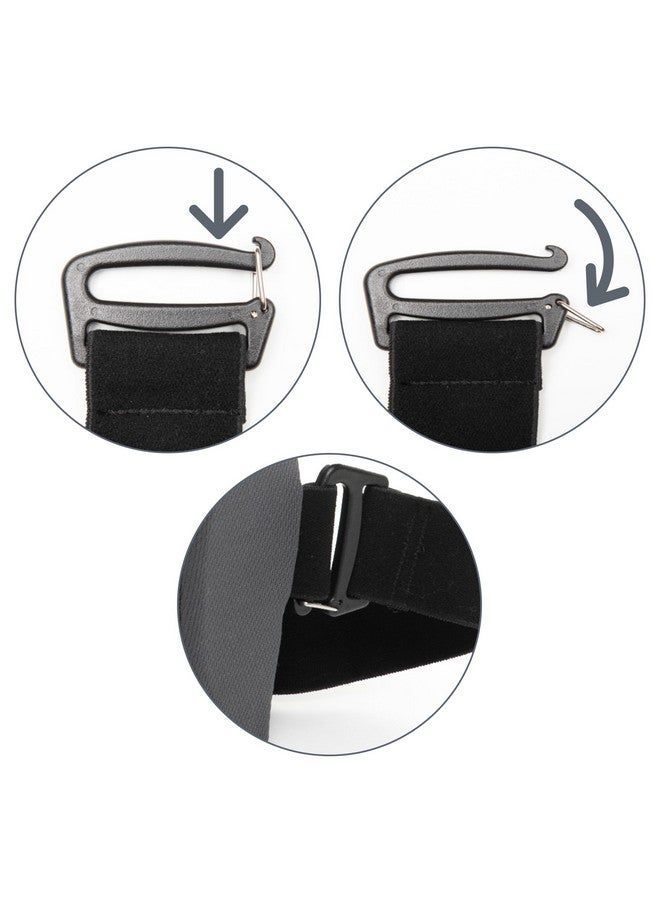 او بي تي بي دعامة الظهر القطنية الصدرية من OPTP - دعم كامل للظهر والقطني لتحسين وضعية الجلوس، ودعم للظهر العلوي/السفلي للكرسي، ووسادة ظهر السيارة للسفر - Image 4