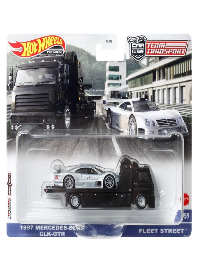 Hot Wheels Collector Fleet Street Transporter Collection Vehicle for Ages 3 and Up, HKF46