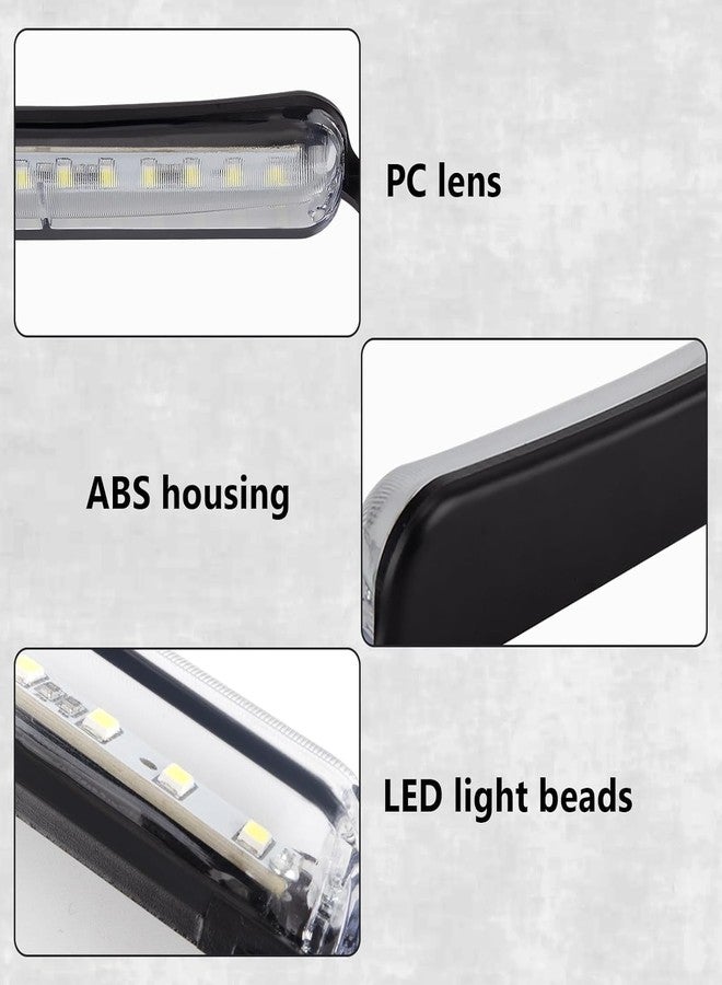 BFXM LED License Plate Lights 12 V DC Universal License Plate Light, Waterproof Tag Lamp Assembly Replacement LED Plate Light for Car Trailer UTV ATV Truck RV Boat (White) - Image 3