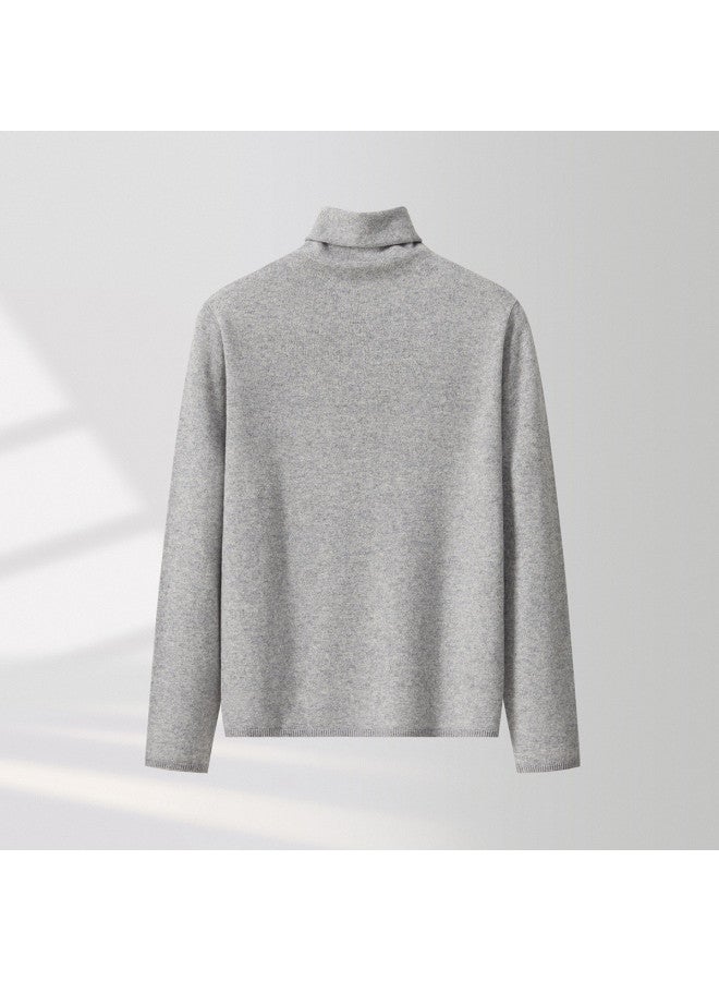 Fapai Warm, Comfortable, Slim-fitting, Versatile, Fashionable Cowl Neck Knitted Wool Sweater - Image 5