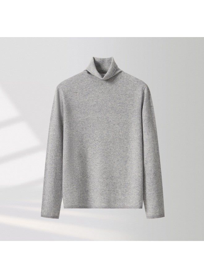 Fapai Warm, Comfortable, Slim-fitting, Versatile, Fashionable Cowl Neck Knitted Wool Sweater - Image 4