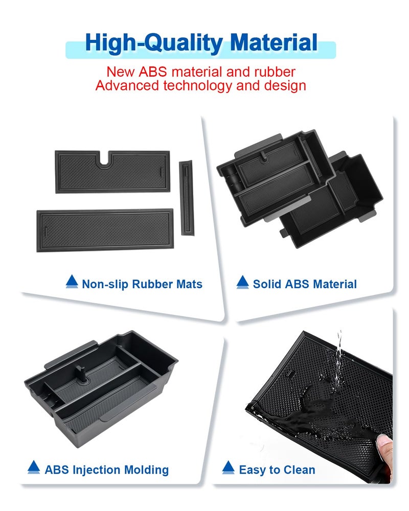 Coleya 2 Layer-2024 2025 2026 Crosstrek Center Console Organizer for Subaru Crosstrek (Base/Premium/Sport/Limited/Wildernes),Durable ABS 2025 Crosstrek&Impreza Tray 2026 Crosstrek Hybrid Accessories - Image 5