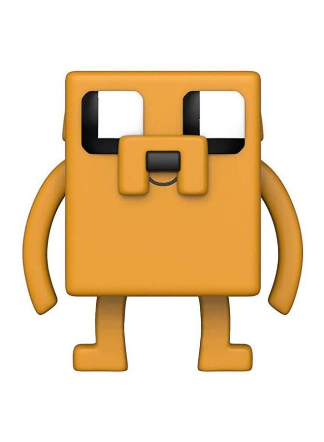 NIBEMINENT Pop Television Adventure Time Minecraft Jake Collectible Figure - Image 1