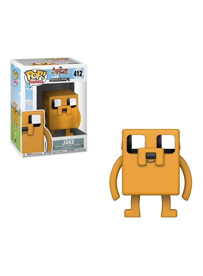 NIBEMINENT Pop Television Adventure Time Minecraft Jake Collectible Figure - Image 3
