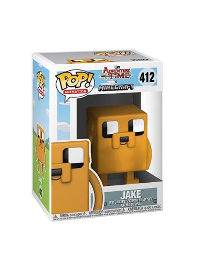 NIBEMINENT Pop Television Adventure Time Minecraft Jake Collectible Figure - Image 2