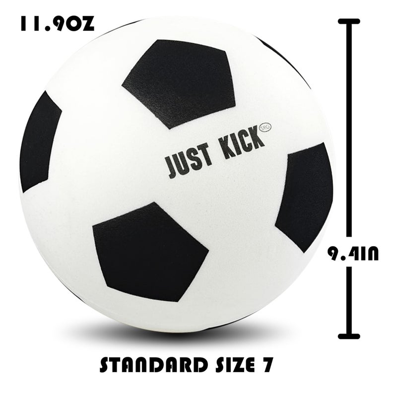 SRG Quiet Foam Soccer Ball Size 7 â€“ Advanced Indoor Training Ball, Soft Lightweight Quiet Ball for Footwork & Dribbling, Noise-Free Premium Box Gift for Home Practice - Image 3