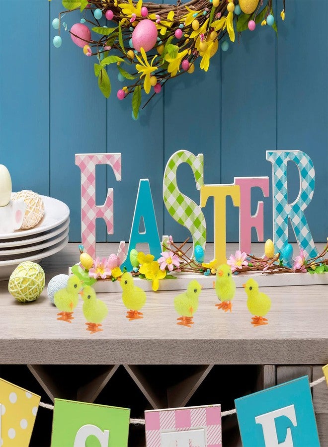 YGbridge Wind Up Chicken Toys, 12 Pcs Wind-Up Jumping Baby Chicks, Plush Chicks Stuffed Animal for Easter Egg Fillers, Goodie Bags Treasure Chest Party Favors Gift (12) - Image 2