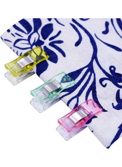 HS Multipurpose Sewing Clips, Premium Quilting Clips Assorted Colors Fabric Clips for Sewing Supplies, Sewing Fasteners Clips, Quilting Accessories Crafting Tools (50Pcs)  - Image 5
