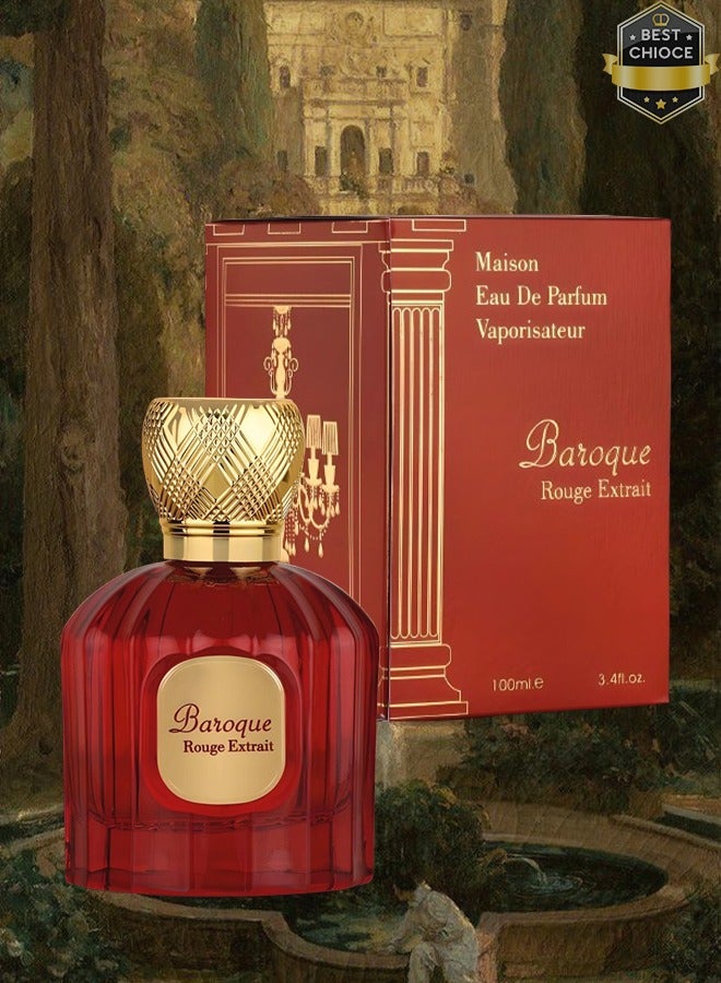 MAISON ALHAMBRA 7 Pieces Baroque Rouge Extrait Perfume 100ml EDP - Image 2