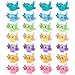Hoemwarm 28 Pcs Mini Resin Axolotl Charms Bulk 7 Colors Tiny Axolotl Resin Figurine Toy Charms Small Ornament Figurine Axolotl Decoration for Home Garden Landscape DIY Aquarium Dollhouse Ornament - Image 2
