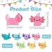 Hoemwarm 28 Pcs Mini Resin Axolotl Charms Bulk 7 Colors Tiny Axolotl Resin Figurine Toy Charms Small Ornament Figurine Axolotl Decoration for Home Garden Landscape DIY Aquarium Dollhouse Ornament - Image 4