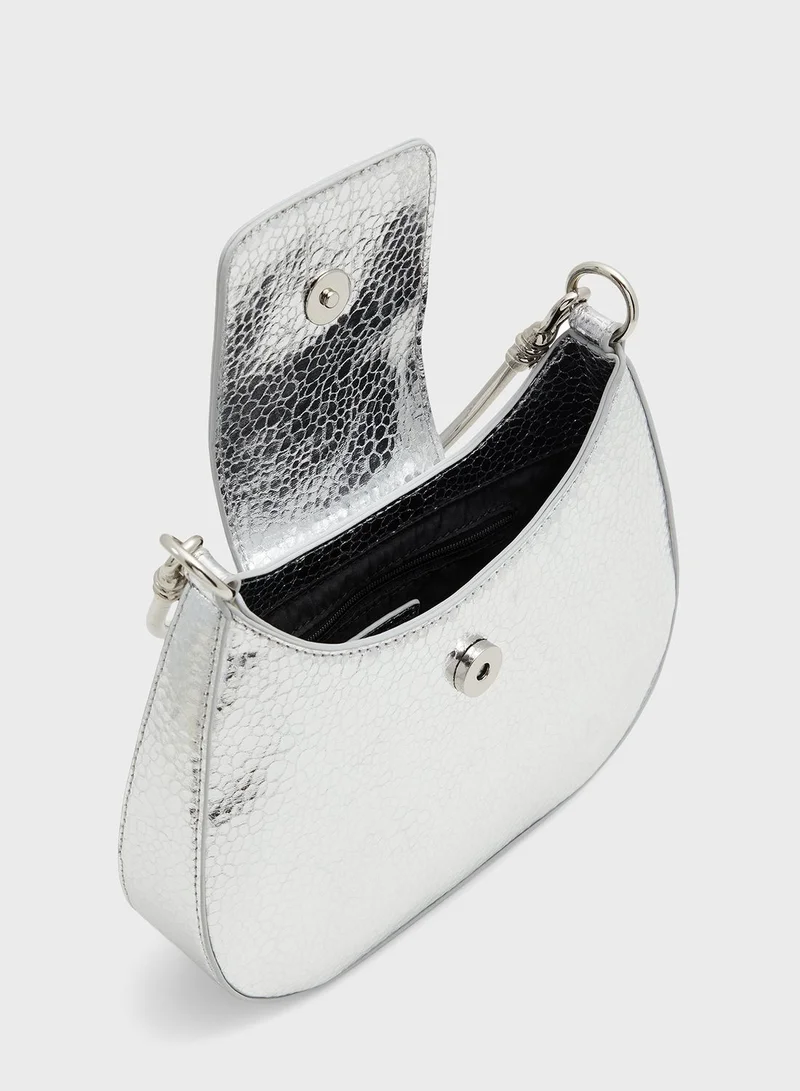 CALL IT SPRING Sparklie Top Handle Crossbody Bag