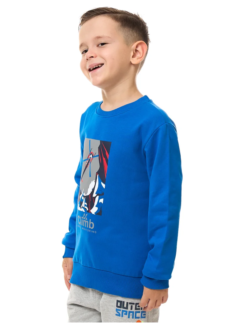 victor and jane Boys' Sweatshirt with Graphic Prints