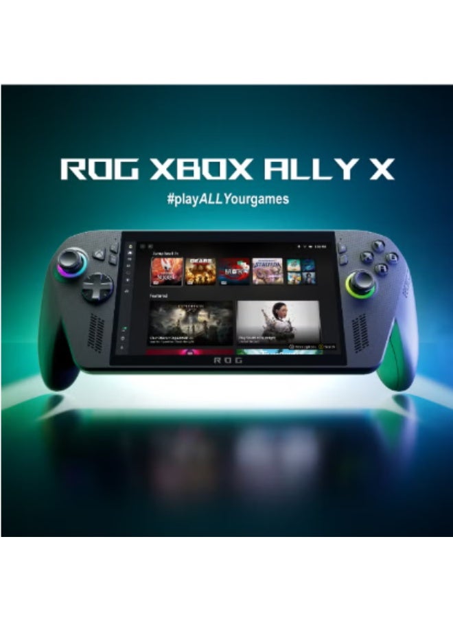 ASUS ROG Ally X XBOX Gaming Console With 7 Inch Full HD(1920X1080) Display 120Hz, AMD Ryzen Z2 Extreme Processor/24GB RAM DDR5/1TB SSD/AMD Radeon Graphics/Windows 11 Home/Dolby Speaker TYPE C & Finger Print Sensor/ English/Arabic Black - Image 2