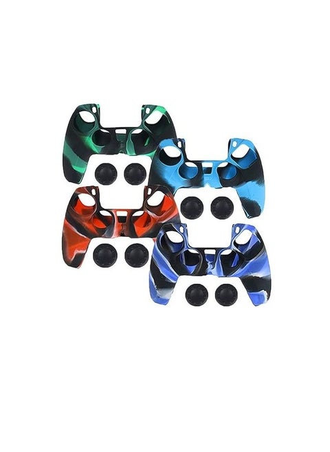 Silicone cover for PS5 controllers, pack of 4, multi-color