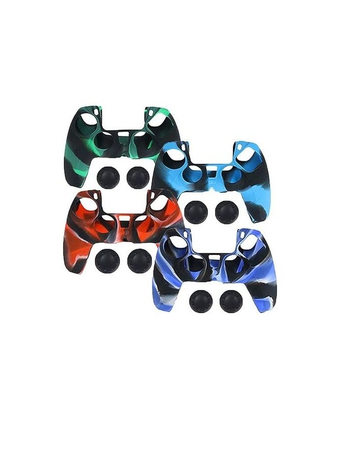 Silicone cover for PS5 controllers, pack of 4, multi-color
