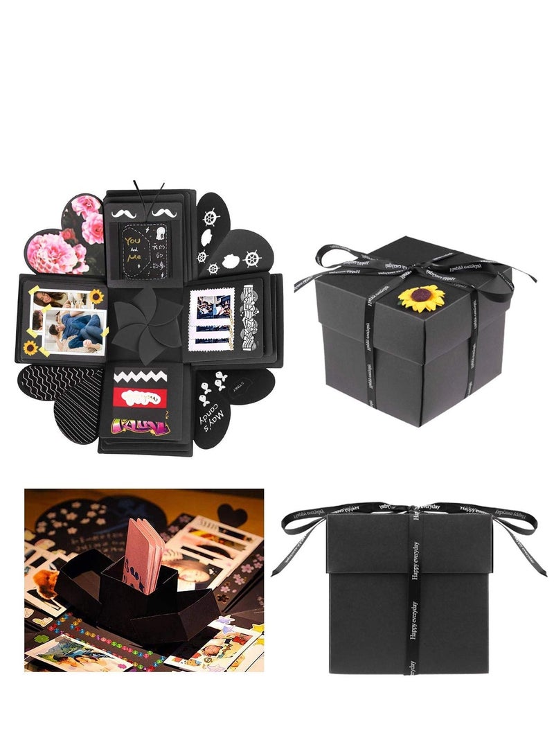 KASTWAVE Explosion Box Creative DIY Photo Album Scrapbooking Gift Box for Birthday, Valentine,Anniversary, Wedding - Image 2