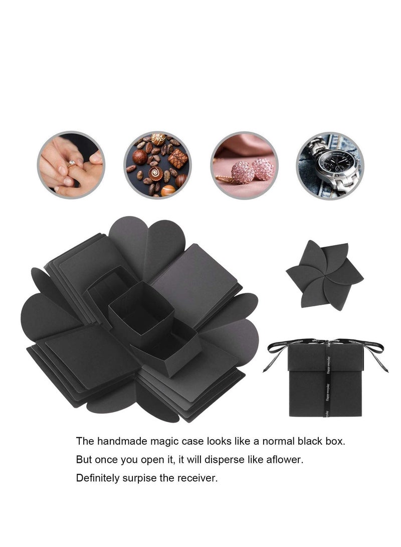 KASTWAVE Explosion Box Creative DIY Photo Album Scrapbooking Gift Box for Birthday, Valentine,Anniversary, Wedding - Image 3