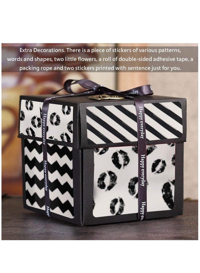 KASTWAVE Explosion Box Creative DIY Photo Album Scrapbooking Gift Box for Birthday, Valentine,Anniversary, Wedding - Image 5