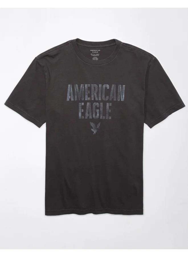 American Eagle Logo Graphic Crew Neck T-Shirt