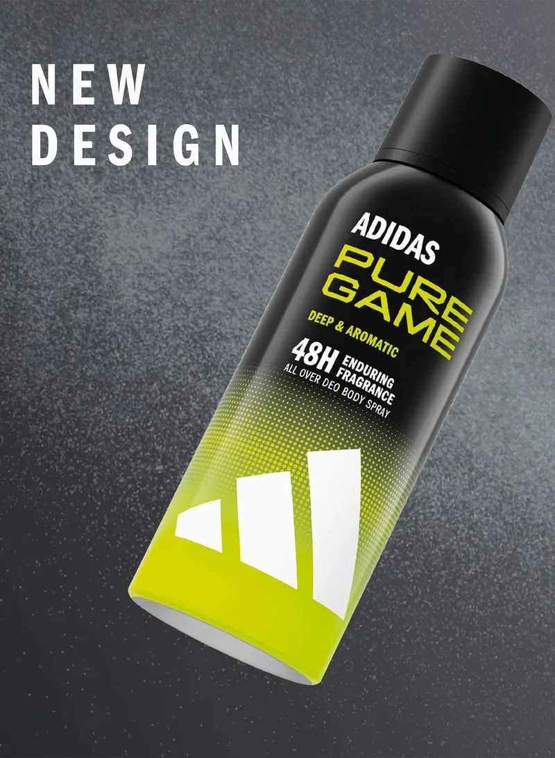 Adidas  Pure Game Deodorant Body Spray 150ml for Men | Best Price UAE